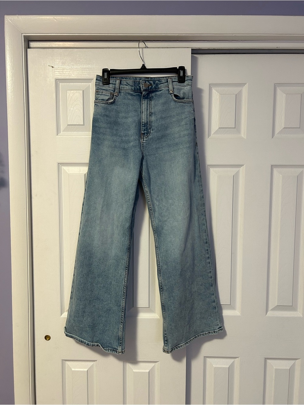 Zara Light Blue Straight Leg Women's Jeans